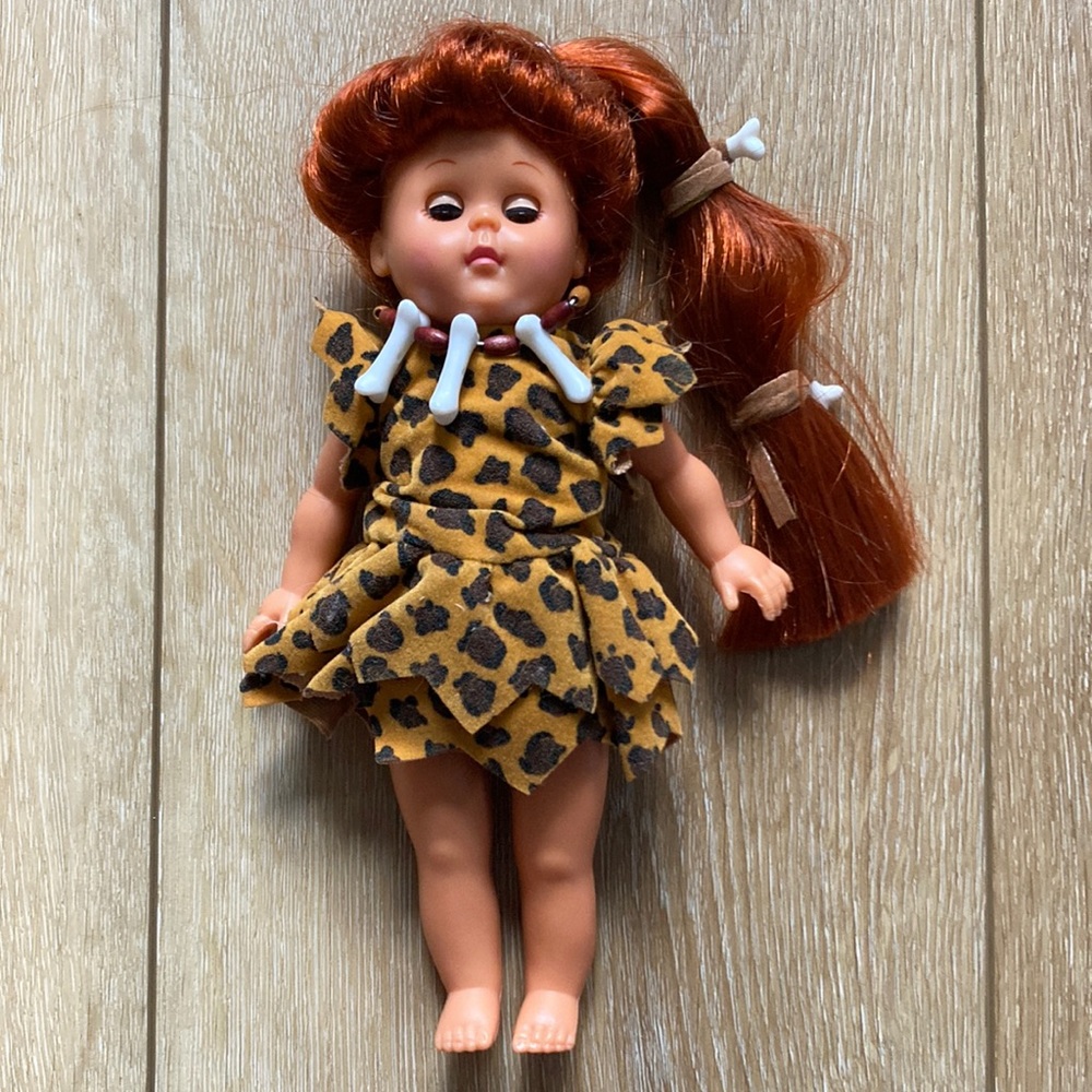 Vintage 1986 Dakin Vogue 8” Ginny Doll "One Million Year B.C.”